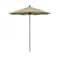 California Umbrella 7.5' Black Aluminum Market Patio Umbrella, Sunbrella Beige 194061334409 - alternate 1